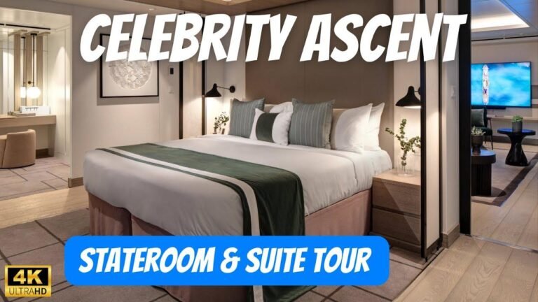 Explore our luxurious staterooms and suites in stunning 4K resolution on Celebrity Ascent. Experience the ultimate in luxury and comfort with our virtual tours.