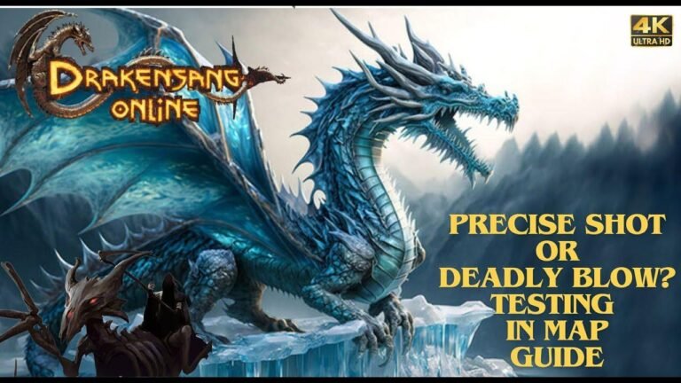“In Drakensang Online, which is better: Precise Shot or Deadly Blow? Map-based testing and guide for DSO MMORPG players.”