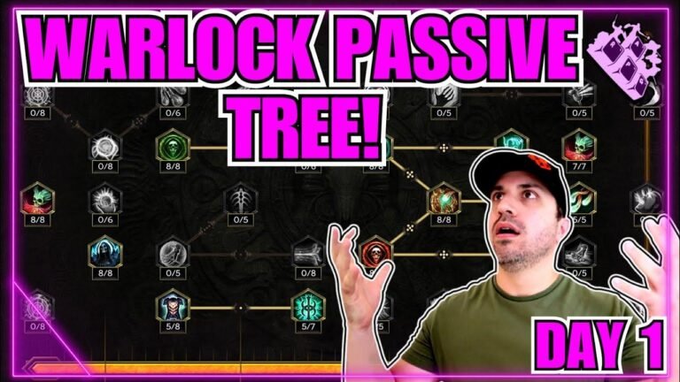 “Explore the complete Last Epoch Warlock passive skill tree for new and exciting passive skills! Get ready for a wild ride!”