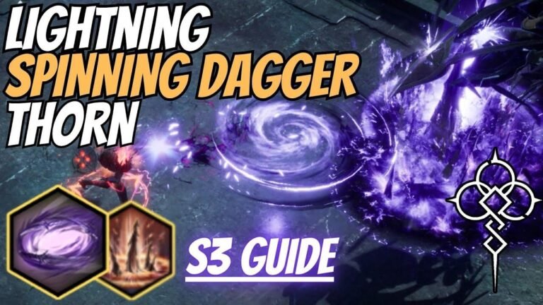 “Guide to Building Season 3 with Lightning Spinning Dagger Thorn Explosion in Undecember”