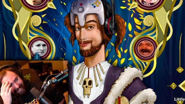 This person depicted Asmongold as a tarot card.