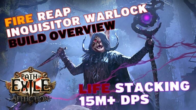 Path of Exile 3.23 | Inquisitor Warlock Fire Reap Lifestacking Build - Übersicht