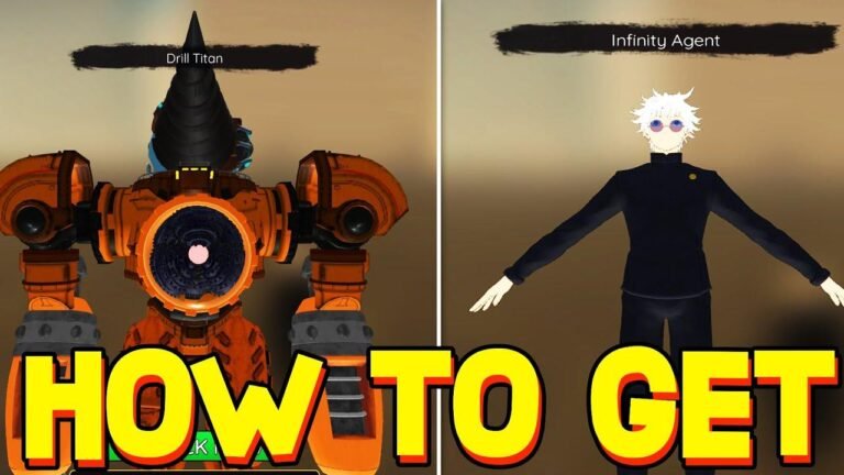 Discover how to obtain the Drill Titan and Infinity Agent Showcase in Skibiverse on Roblox!