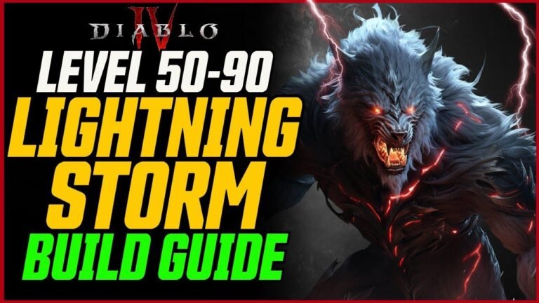 Druid’s Midgame Guide: Lightning Storm Build (Level 50-90), without Tempest Roar, in Diablo 4 Season 3! Easy to understand and SEO-friendly.
