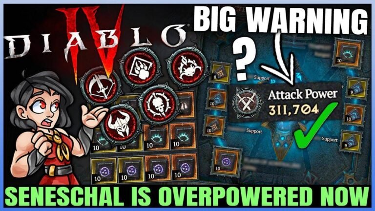 Diablo 4 – Must-Do for 5x Damage Boost on ALL Builds – Seneschal is Seriously Overpowered – Ultimate Stone Guide!