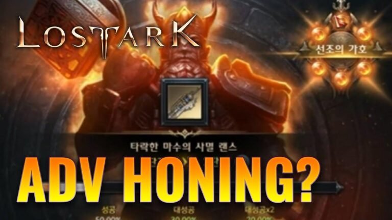 Advanced Honing is incredibly important in Lost ARK!