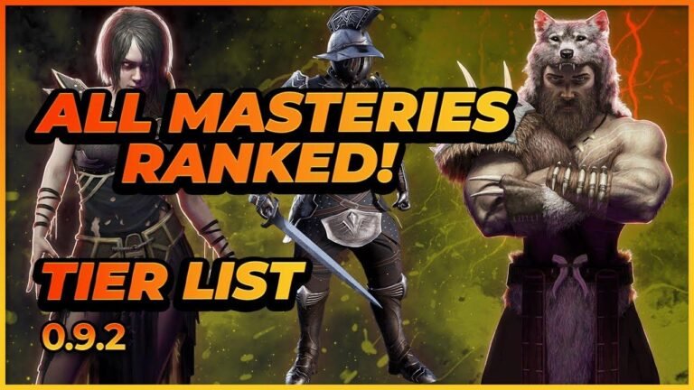 0.9.2 Tier List: Ranking of ALL Masteries from Worst to Best in Last Epoch