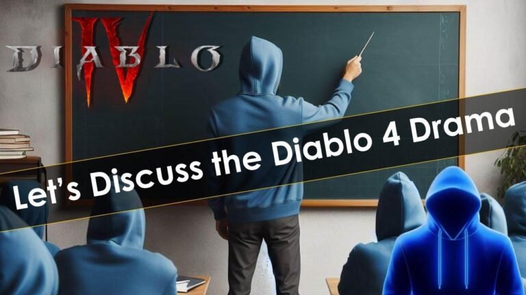 How about we talk about all the drama surrounding Diablo 4?