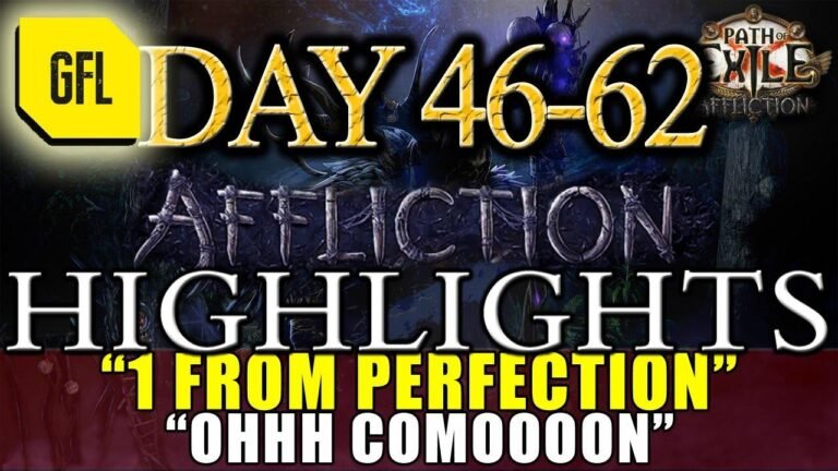 Path of Exile 3.23: Affliction Day #46-62 "1 From Perfection", "Oh, come on" - Neuer Soundbite...