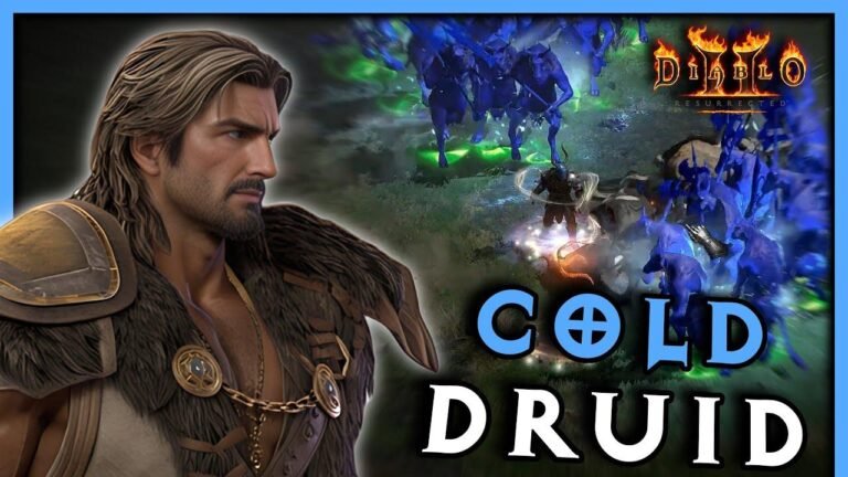 Diablo 2 Resurrected: Max Cold Damage Hurricane Druid Build Showcasing and Guide