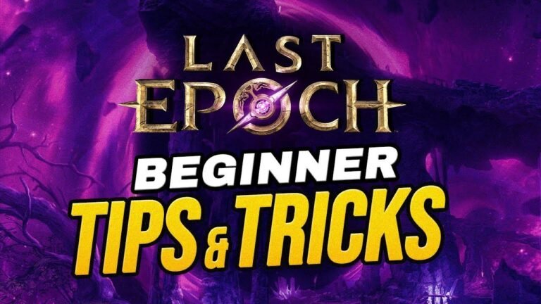 Priceless Tips for Beginners from the Quickest Player in Last Epoch