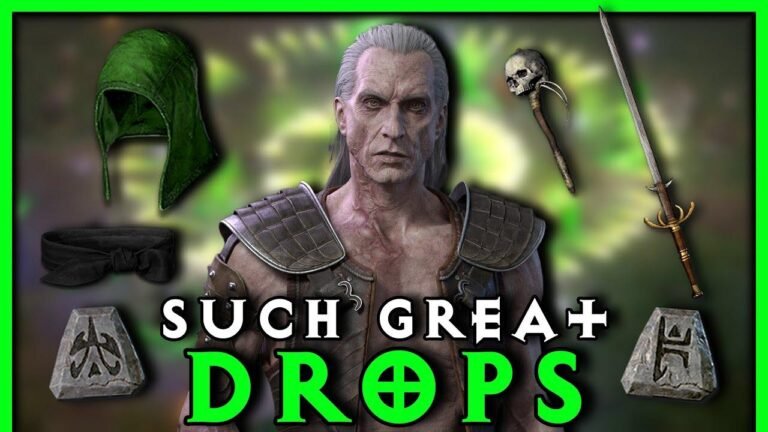 Ядовитый некромант невероятно эффективен для получения высокоуровневых рун и мощных уникальных предметов в Diablo 2 Resurrected.