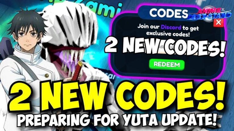 Get ready for the Anime Last Stand YUTA update with 2 new codes for rerolls, emeralds, and skill tree resets!