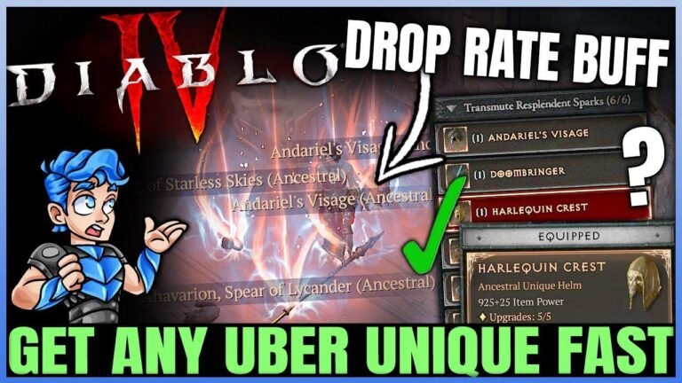 Diablo 4 - Wie man schnell ALLE Uber Unique Gear in Saison 3 mit einem einfachen Leitfaden zur Überwindung der schrecklichen System zu erhalten!
