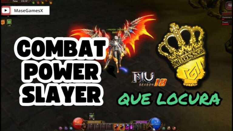 ⚡️ Power up your Slayer in Mu Online Webzen S18.2 with the Combat Power Rebuild 2024. Get ready for an updated build and crush your enemies! 💰 #gaming #MuOnline #webzen