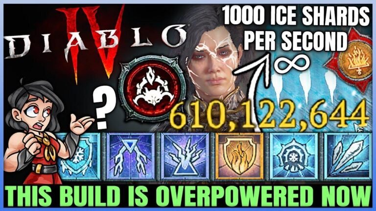 New Ultimate Sorcerer Build for Diablo 4 – S3 Ice Shards = OP! Achieve Billion DPS and Infinite Freeze for Free. Check out our Guide!