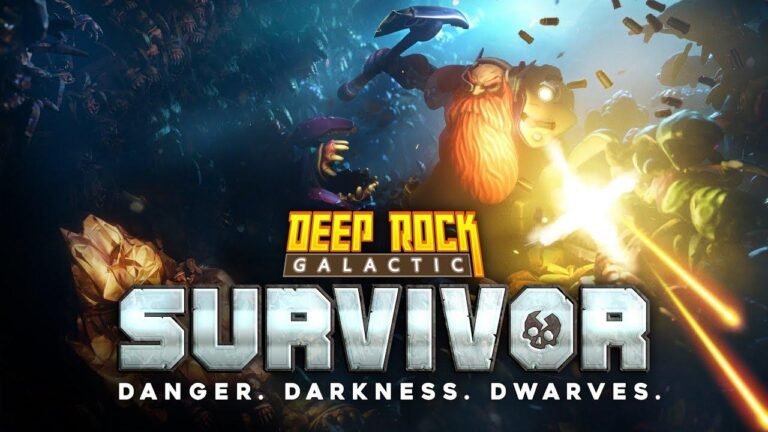 VAMPIRE SURVIVORS WITH DWARVES – Surviving in Deep Rock Galactic