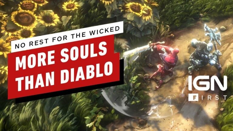IGN First: Die intensiven Kämpfe von No Rest for the Wicked fühlen sich näher an Dark Souls als an Diablo an