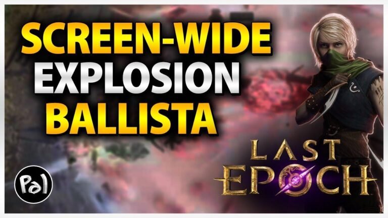 [Last Epoch] Explosive Ballista Falconer – My Starting Build for 1.0