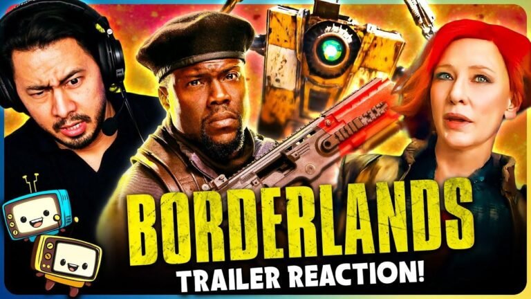 Check out our REACTION to the official BORDERLANDS trailer starring Cate Blanchett, Kevin Hart, and Jack Black! See our thoughts on this star-studded cast in action!