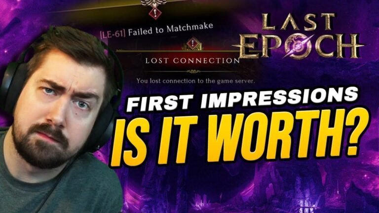 First Impressions of Last Epoch After 3 Days