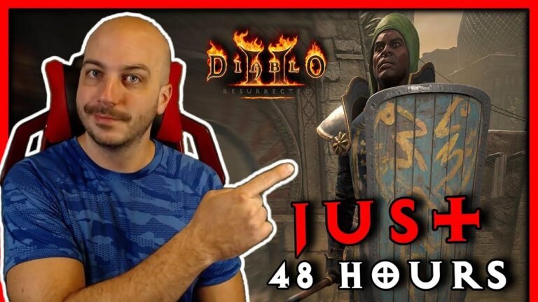 Wie ich meinen Front of House Paladin innerhalb von 48 Stunden nach Beginn der neuen Saison in Diablo 2 Resurrected aufgerüstet habe.