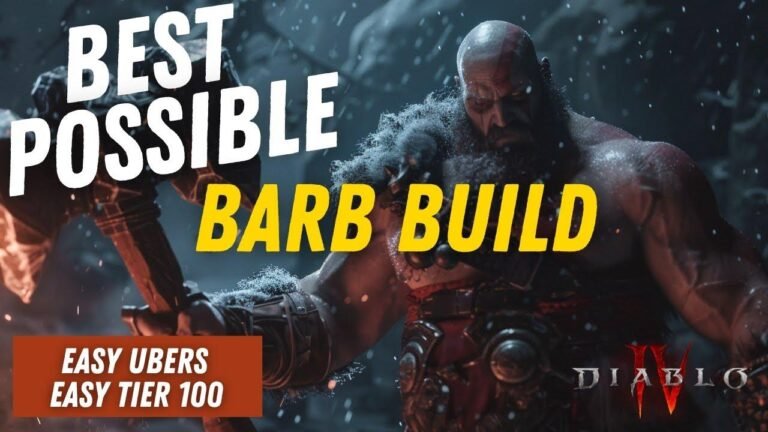 Newly Optimized Barbarian Build Dominates in Diablo 4, Easily Defeating All Challenges!