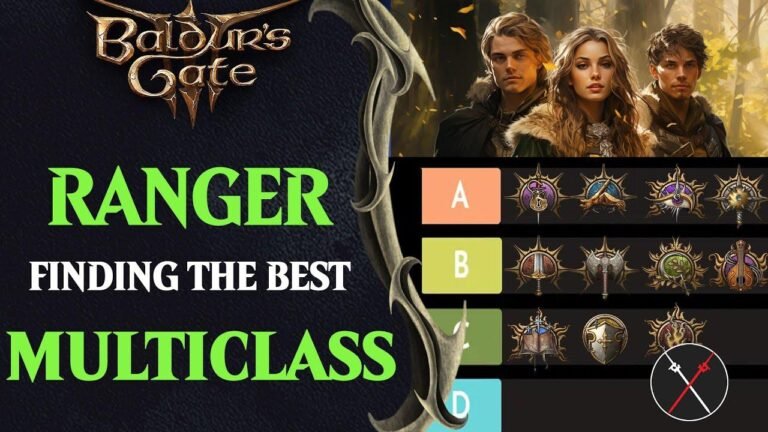 Руководство и рейтинг для мультиклассификации рейнджера в Baldur's Gate 3