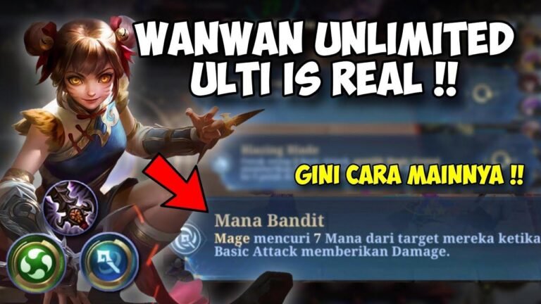 WanWan Unlimited Ultimate! Rune Mana Bandit Magic Crystal! Auto flying non-stop! Magic Chess ML.