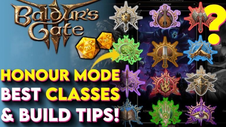 Top Classes for Baldur’s Gate 3 Honour Mode! – The Best Classes for BG3 Honour Mode