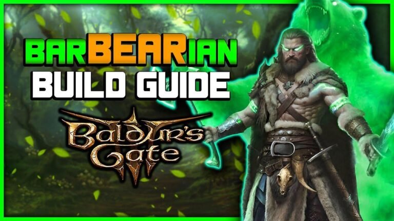 BarBEARian! (Enhanced Solo Powerhouse) | A Guide to Multiclassing Druid and Barbarian in Baldur’s Gate 3