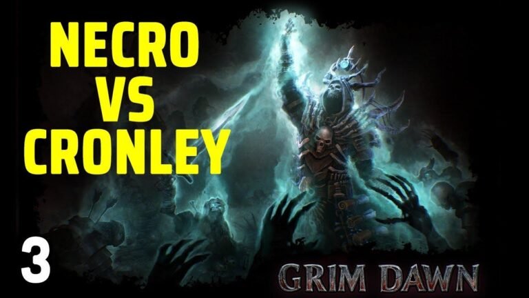 Die Schlacht zwischen Necromancer und Darius Cronley in Grim Dawn