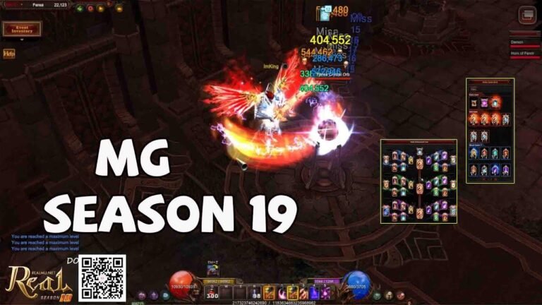 New Wing 5 introduced in Master 5 of Magic Gladiator Season 19 on the realMU MU Online server.