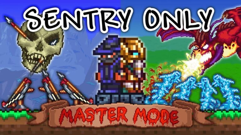 Is it possible for me to defeat Terraria Master Mode using only sentries?