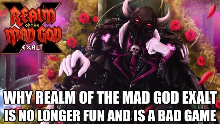 Gründe, warum das Spielen von Realm of the Mad God Exalt keinen Spaß mehr macht und eine schlechte Spielerfahrung ist.