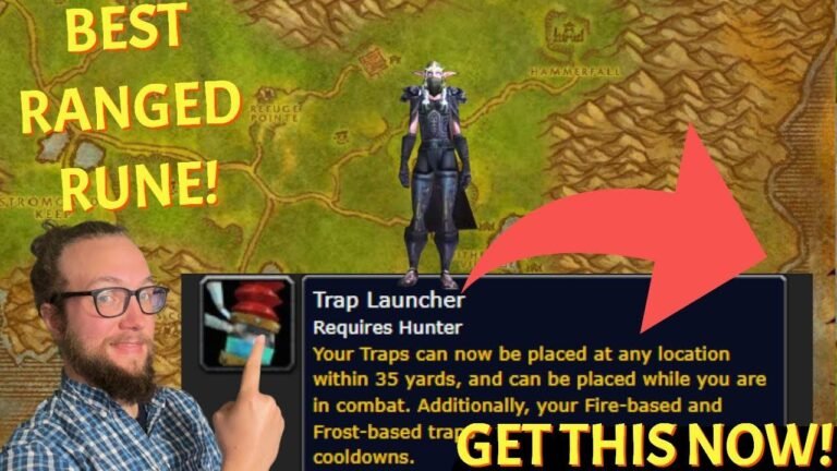 Discovered in Phase 2 of the Season of Discovery in World of Warcraft, the best rune for Trap Launcher hunters has been found!