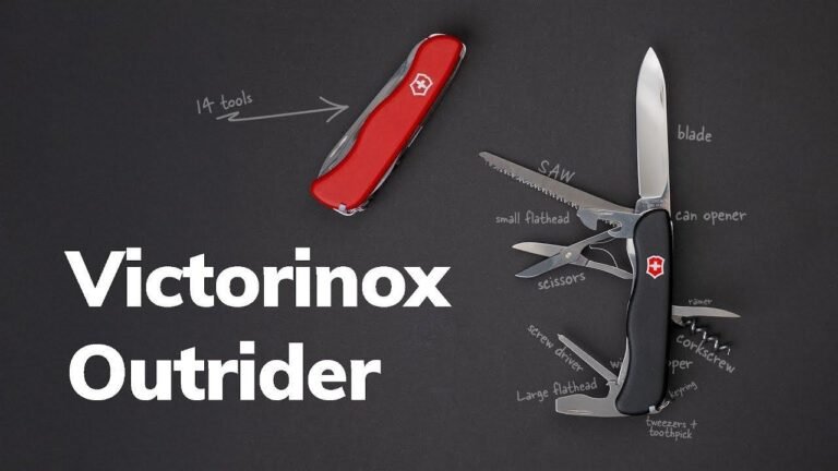 Transforming the Swiss army knife – Victorinox Outrider is durable, versatile, and essential for any task.