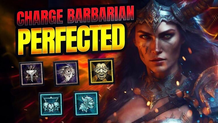 The Ultimate Charge Barbarian Build, No Unique Items Needed! (Level 50-100) | Diablo 4 Season 3