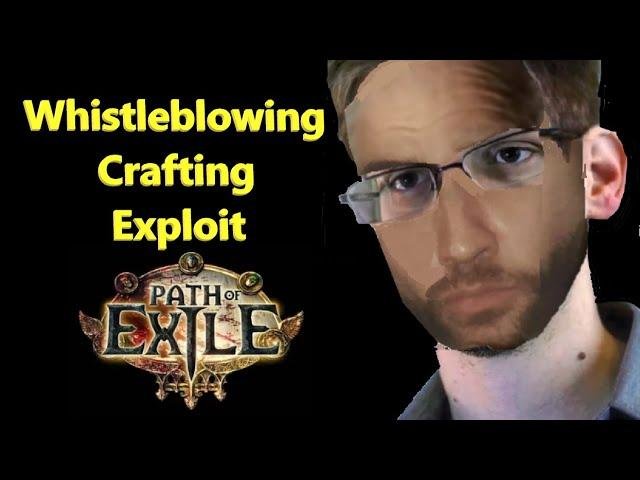 Reporting an uncovered “exploit” at GGG: Path of Exile has been notified of the issue.