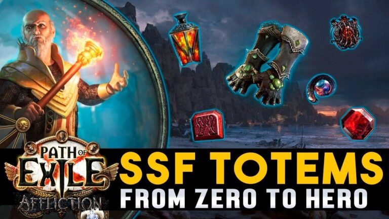 Hierophant Flamewood Totems – Getting Started with Solo Self-Found (SSF) Magic Find in Path of Exile [Part 2] – Affliction 3.23