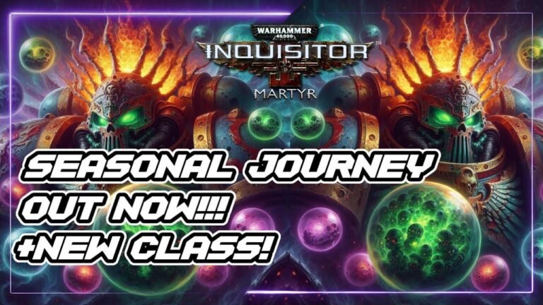 New Class Announced in Warhammer 40K: Inquisitor Martyr – Seasonal Journey Overview!