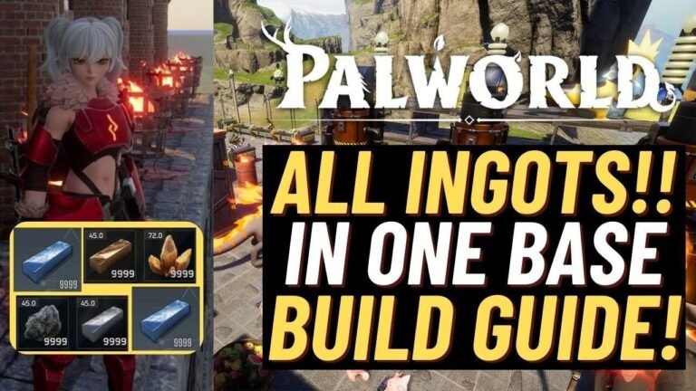 Build the ultimate ingot farming base in Palworld for an endless supply of ingots, coal, and ore. Get ready to gather all the resources you need!