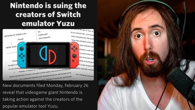 Nintendo is taking legal action against the Yuzu emulator for Nintendo Switch.