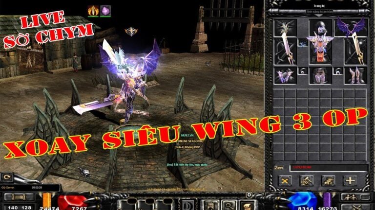 New Mu Online Release | Keep Rolling with Super Scary Siêu Wing +13 and Set 380 3 Op for Any DK | GAME TV