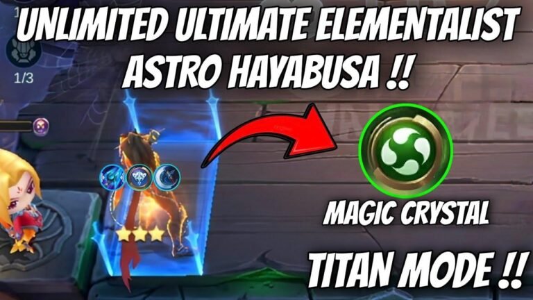 Unlimited Ultimate Magic Chess in Mobile Legends: Hayabusa Elemental Titan Mode. Enjoy the epic battles with the powerful elementalists in this game!