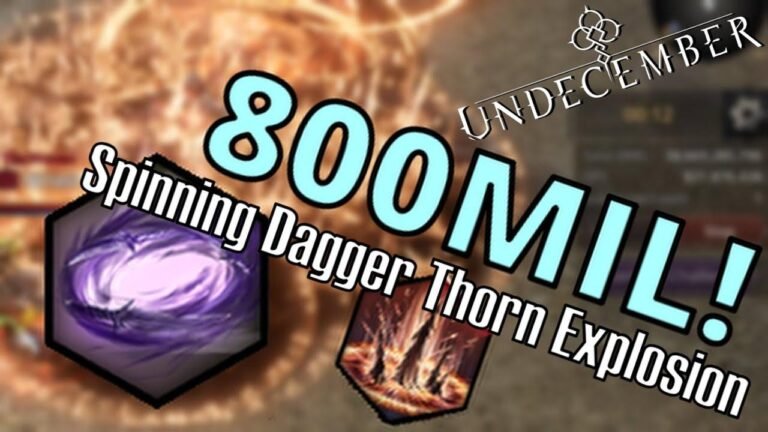Exploding Thorns and Deep Dives in Season 3 Hardcore of Spinning Dagger | Undecember Game.