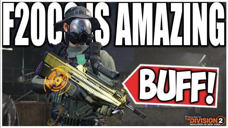 The F2000 has received a perfect buff in Division 2. It’s now an absolute beast of a weapon!