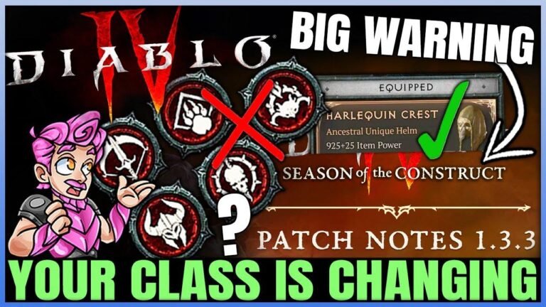 Diablo 4 - Das neue Update ist gewaltig - Einführung der besten Klasse, Nerfs, Buffs, einzigartige Änderungen und mehr!