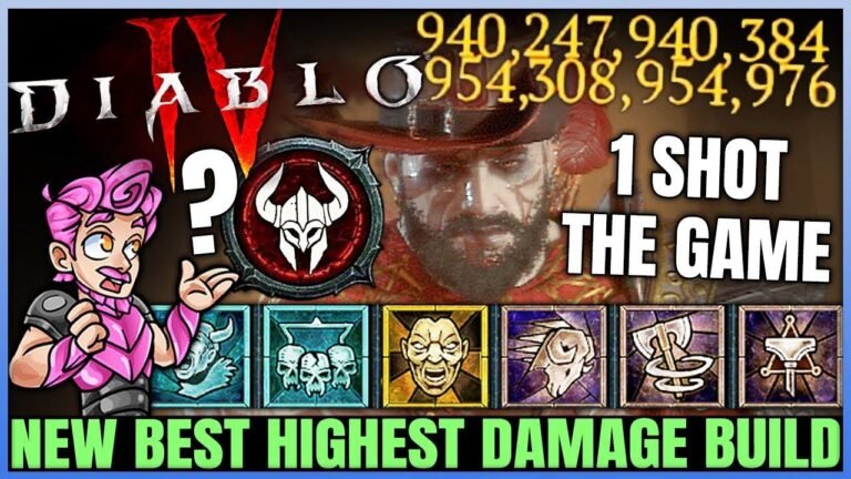 Diablo 4 - Best Barbarian Build for TRILLION DAMAGE - OP Combo for 1 Shot EVERYTHING - Complete Guide!