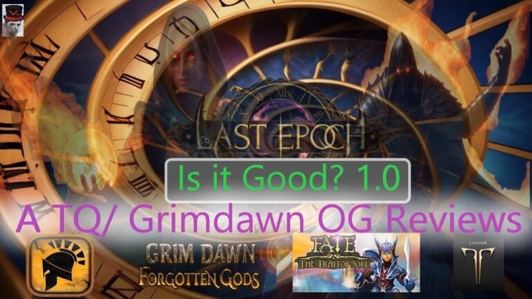 Genieße Last Epoch, bis der Spaß vorbei ist! Eine OG Titan Quest/ Grimdawn "Review" von 1.0.